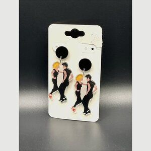 Grease Character Earrings - Brand New - Shipping Discount